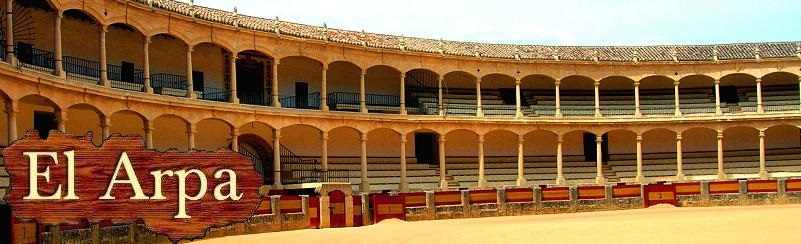 The bullfighting arena in Ronda, Andalusia